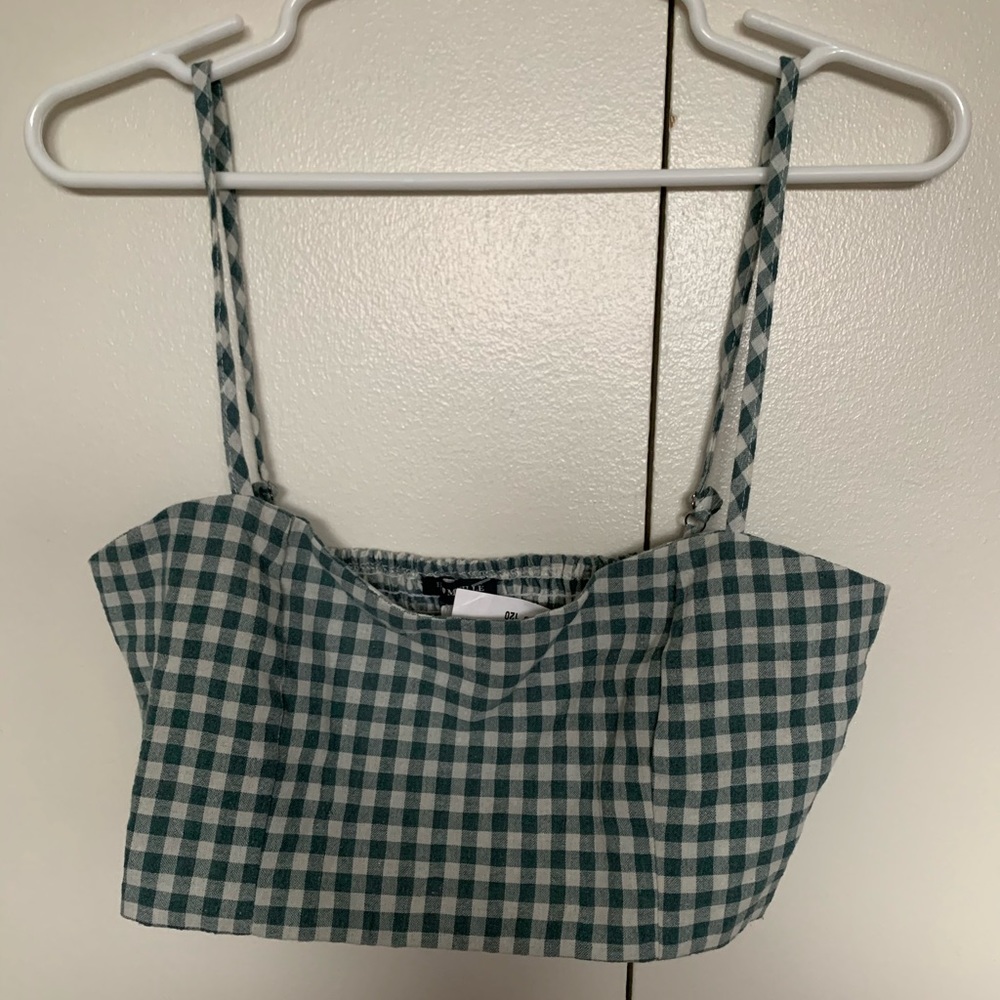 Brandy Melville Gingham Bralette/Crop Top